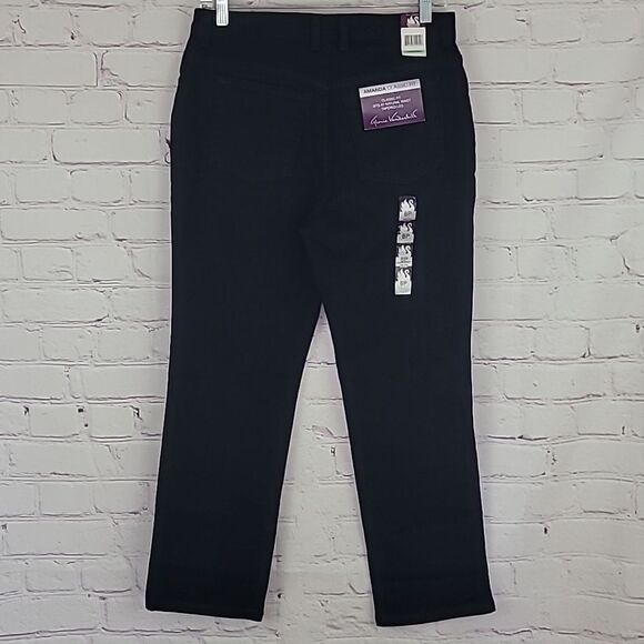 Gloria Vanderbilt Ananda Classic Fit Stretchy Black Jeans. Size 8 Petite. - Picture 2 of 8